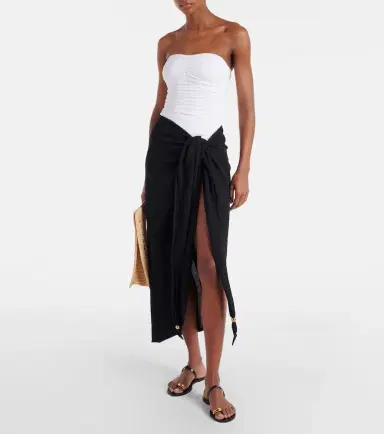 Melissa Odabash Winnie cotton and linen beach cover-up | Thumbnail 2 Melissa Odabash Winnie cotton and linen beach cover-up | Thumbnail 2