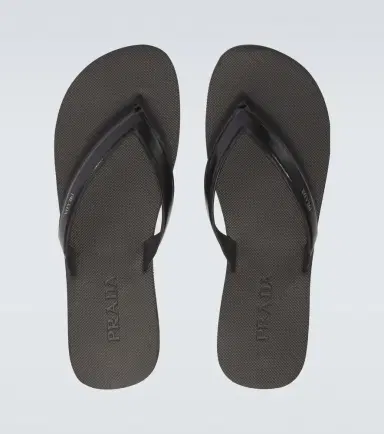 Prada Leather thong sandals | Thumbnail 3 Prada Leather thong sandals | Thumbnail 3