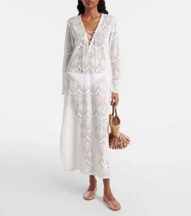 Melissa Odabash Melina crochet beach cover-up | Thumbnail 3 Melissa Odabash Melina crochet beach cover-up | Thumbnail 3