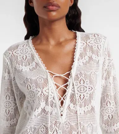 Melissa Odabash Melina crochet beach cover-up | Thumbnail 4 Melissa Odabash Melina crochet beach cover-up | Thumbnail 4
