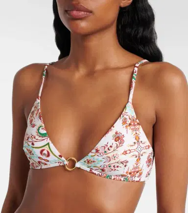 Melissa Odabash Greece printed triangle bikini top | Thumbnail 4 Melissa Odabash Greece printed triangle bikini top | Thumbnail 4