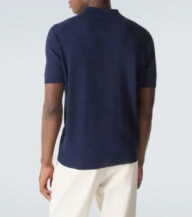 Thom Sweeney Linen and cotton polo shirt | Thumbnail 5 Thom Sweeney Linen and cotton polo shirt | Thumbnail 5