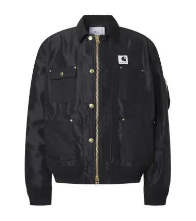 Sacai x Carhartt corduroy-trimmed blouson jacket | Thumbnail 1 Sacai x Carhartt corduroy-trimmed blouson jacket | Thumbnail 1