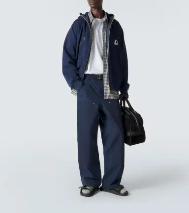 Sacai Belted wide-leg pants | Thumbnail 4 Sacai Belted wide-leg pants | Thumbnail 4