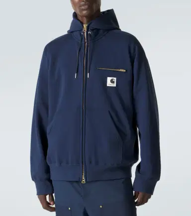 Sacai x Carhartt cotton jersey hoodie | Thumbnail 5 Sacai x Carhartt cotton jersey hoodie | Thumbnail 5