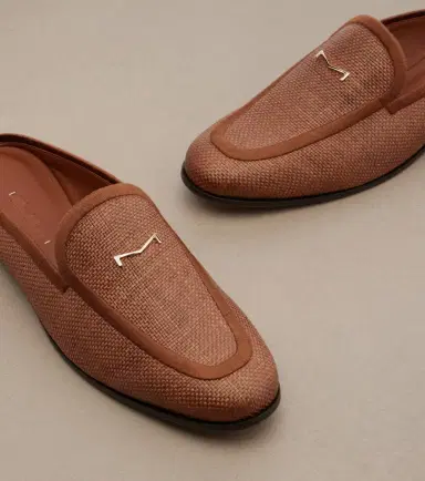 Max Mara Amito leather-trimmed raffia mules | Thumbnail 2 Max Mara Amito leather-trimmed raffia mules | Thumbnail 2