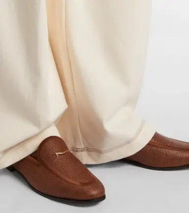 Max Mara Amito leather-trimmed raffia mules | Thumbnail 6 Max Mara Amito leather-trimmed raffia mules | Thumbnail 6