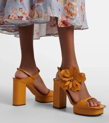 Zimmermann Brightside Platform floral-appliqué leather sandals | Thumbnail 5 Zimmermann Brightside Platform floral-appliqué leather sandals | Thumbnail 5