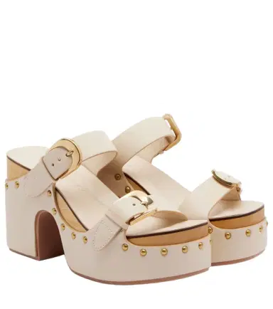 Zimmermann Alight studded leather platform sandals | Thumbnail 1 Zimmermann Alight studded leather platform sandals | Thumbnail 1