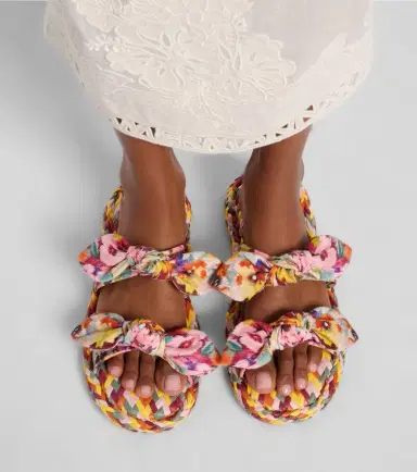 Zimmermann Carousel printed espadrille slides | Thumbnail 5 Zimmermann Carousel printed espadrille slides | Thumbnail 5