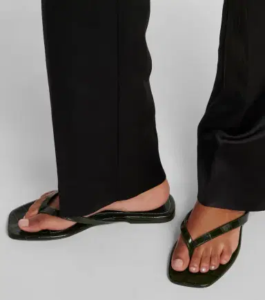 TOTEME Croc-effect leather thong sandals | Thumbnail 6 TOTEME Croc-effect leather thong sandals | Thumbnail 6
