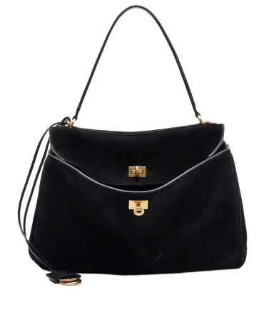 Balenciaga Rodeo Medium suede shoulder bag | Thumbnail 1 Balenciaga Rodeo Medium suede shoulder bag | Thumbnail 1