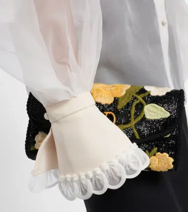 Valentino Sheer silk organza blouse | Thumbnail 7 Valentino Sheer silk organza blouse | Thumbnail 7
