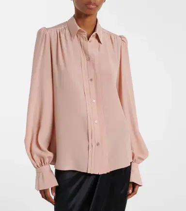 Valentino Silk crêpe de chine blouse | Thumbnail 3 Valentino Silk crêpe de chine blouse | Thumbnail 3
