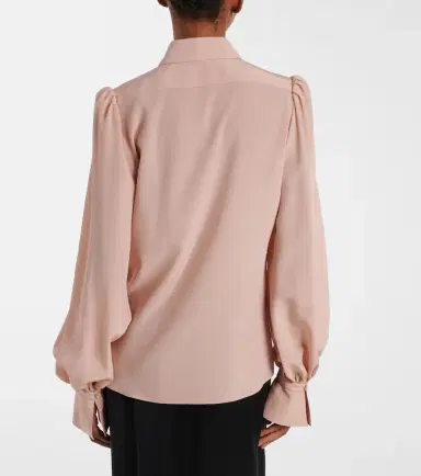 Valentino Silk crêpe de chine blouse | Thumbnail 4 Valentino Silk crêpe de chine blouse | Thumbnail 4