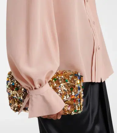 Valentino Silk crêpe de chine blouse | Thumbnail 5 Valentino Silk crêpe de chine blouse | Thumbnail 5