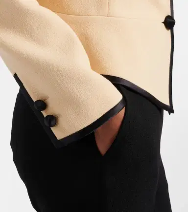 Valentino Bow-detail virgin wool crêpe jacket | Thumbnail 2 Valentino Bow-detail virgin wool crêpe jacket | Thumbnail 2