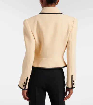 Valentino Bow-detail virgin wool crêpe jacket | Thumbnail 5 Valentino Bow-detail virgin wool crêpe jacket | Thumbnail 5