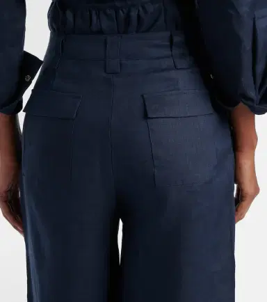 Melissa Odabash Serena linen wide-leg pants | Thumbnail 4 Melissa Odabash Serena linen wide-leg pants | Thumbnail 4