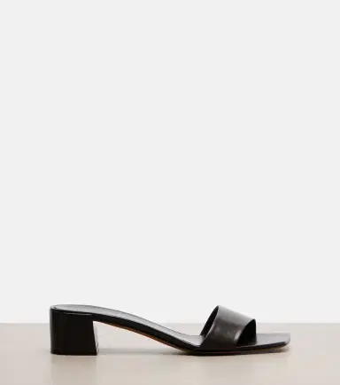 The Row Chocolate leather mules | Thumbnail 4 The Row Chocolate leather mules | Thumbnail 4