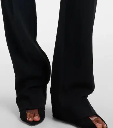 Valentino Crêpe straight pants | Thumbnail 6 Valentino Crêpe straight pants | Thumbnail 6
