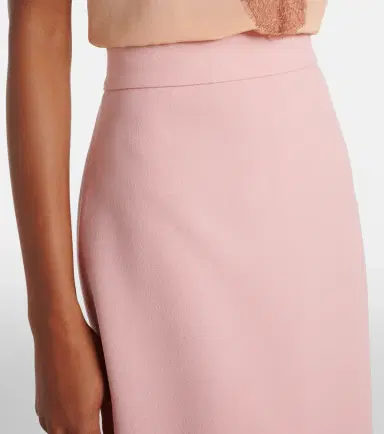 Valentino Virgin wool crêpe pencil skirt | Thumbnail 3 Valentino Virgin wool crêpe pencil skirt | Thumbnail 3