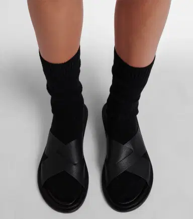 The Row Malick Cross leather sandals | Thumbnail 2 The Row Malick Cross leather sandals | Thumbnail 2