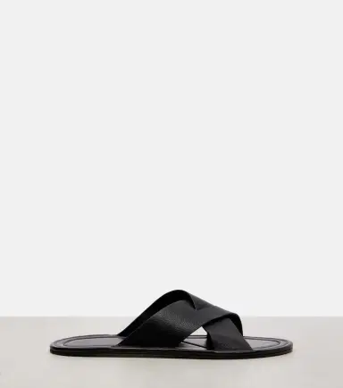 The Row Malick Cross leather sandals | Thumbnail 4 The Row Malick Cross leather sandals | Thumbnail 4