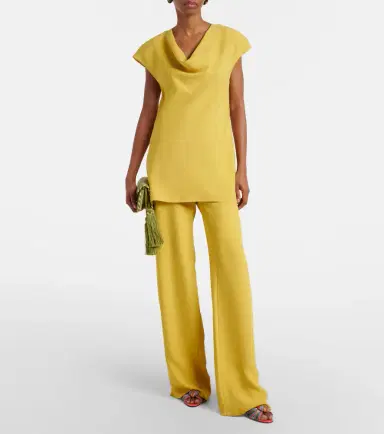 Valentino Silk wide-leg pants | Thumbnail 2 Valentino Silk wide-leg pants | Thumbnail 2