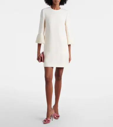 Valentino Wool and silk minidress | Thumbnail 2 Valentino Wool and silk minidress | Thumbnail 2