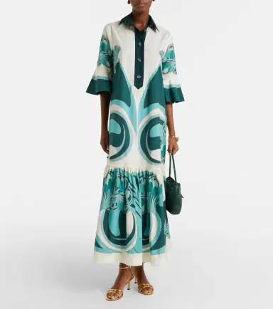 La DoubleJ Artemis printed cotton poplin shirt dress | Thumbnail 5 La DoubleJ Artemis printed cotton poplin shirt dress | Thumbnail 5