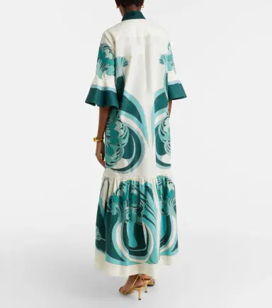 La DoubleJ Artemis printed cotton poplin shirt dress | Thumbnail 7 La DoubleJ Artemis printed cotton poplin shirt dress | Thumbnail 7