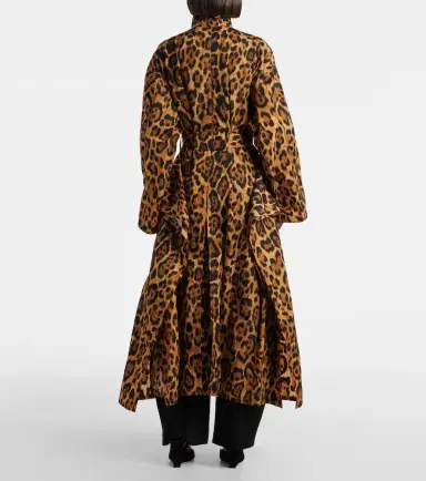 Alaïa Alaïa Animal-print taffeta trench coat | Thumbnail 4 Alaïa Alaïa Animal-print taffeta trench coat | Thumbnail 4