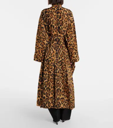 Alaïa Alaïa Animal-print taffeta trench coat | Thumbnail 6 Alaïa Alaïa Animal-print taffeta trench coat | Thumbnail 6