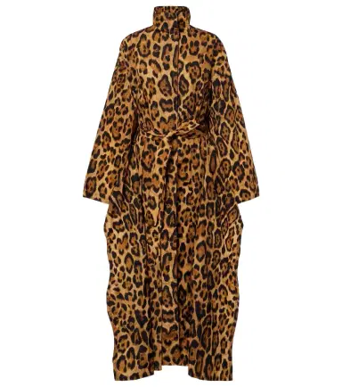 Alaïa Alaïa Animal-print taffeta trench coat | Thumbnail 1 Alaïa Alaïa Animal-print taffeta trench coat | Thumbnail 1