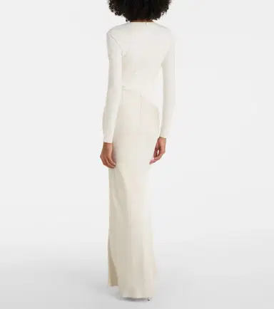 Roland Mouret Satin and jersey gown | Thumbnail 2 Roland Mouret Satin and jersey gown | Thumbnail 2