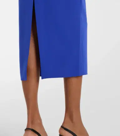 Roland Mouret Draped crêpe midi dress | Thumbnail 2 Roland Mouret Draped crêpe midi dress | Thumbnail 2
