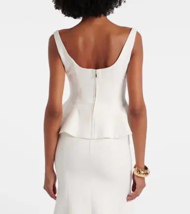 Roland Mouret Crêpe top | Thumbnail 3 Roland Mouret Crêpe top | Thumbnail 3