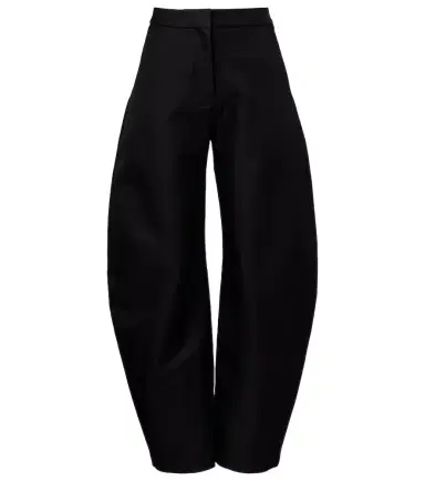 Alaïa Alaïa Wool and silk barrel-leg pants | Thumbnail 1 Alaïa Alaïa Wool and silk barrel-leg pants | Thumbnail 1
