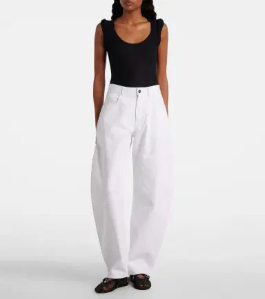 Alaïa Alaïa Barrel-leg jeans | Thumbnail 6 Alaïa Alaïa Barrel-leg jeans | Thumbnail 6