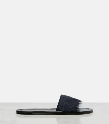 The Row Malick calf hair slides | Thumbnail 2 The Row Malick calf hair slides | Thumbnail 2