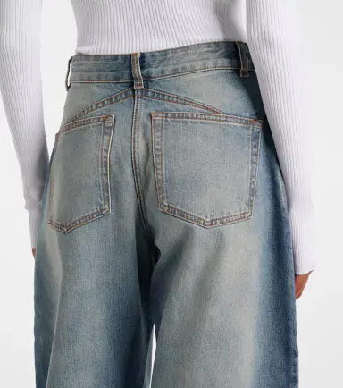 Alaïa Alaïa Barrel-leg jeans | Thumbnail 3 Alaïa Alaïa Barrel-leg jeans | Thumbnail 3