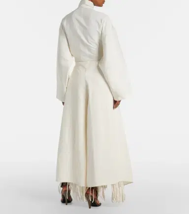 Alaia Alaïa Trompe l'ail wide-leg pants | Thumbnail 5 Alaia Alaïa Trompe l'ail wide-leg pants | Thumbnail 5