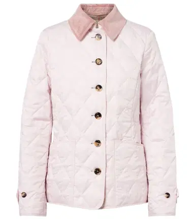 Burberry Corduroy-trimmed quilted jacket | Thumbnail 1 Burberry Corduroy-trimmed quilted jacket | Thumbnail 1