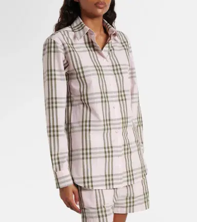 Burberry Check cotton poplin shirt | Thumbnail 3 Burberry Check cotton poplin shirt | Thumbnail 3