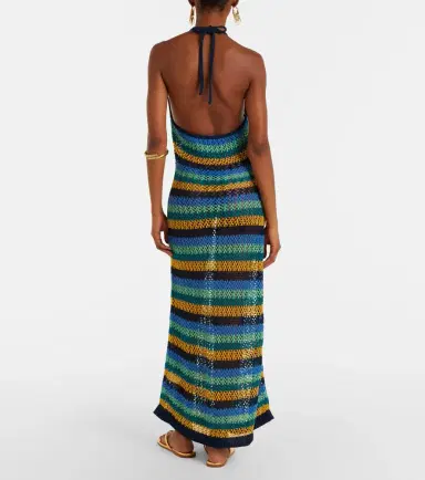 Etro Striped cotton-blend maxi dress | Thumbnail 5 Etro Striped cotton-blend maxi dress | Thumbnail 5
