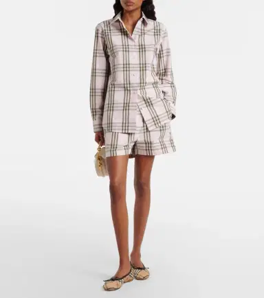 Burberry Check cotton shorts | Thumbnail 5 Burberry Check cotton shorts | Thumbnail 5