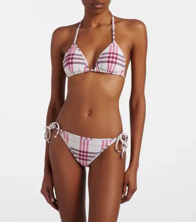Burberry Check bikini top | Thumbnail 3 Burberry Check bikini top | Thumbnail 3