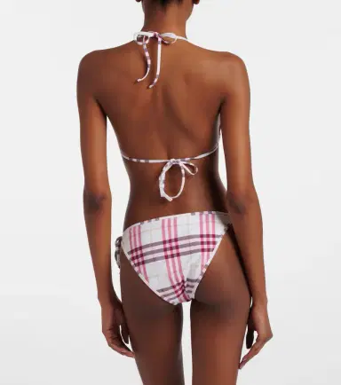 Burberry Check bikini top | Thumbnail 4 Burberry Check bikini top | Thumbnail 4