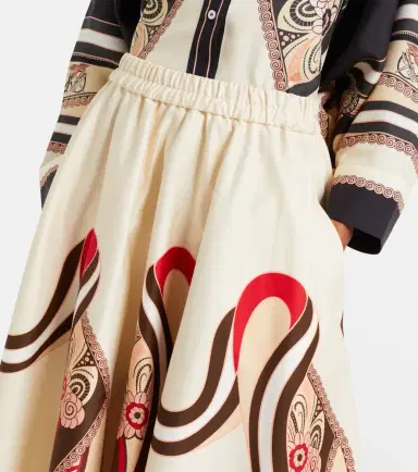 La DoubleJ Ballerina cotton gabardine midi skirt | Thumbnail 5 La DoubleJ Ballerina cotton gabardine midi skirt | Thumbnail 5